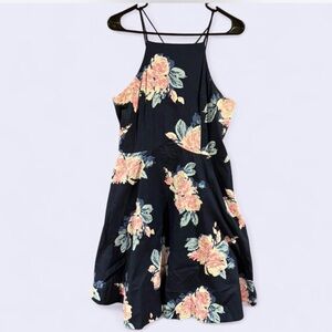 Charlotte Russe XL Floral Halter Dress